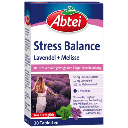 ABTEI Stress Balance Lavender+Lemon Balm Tablets TF