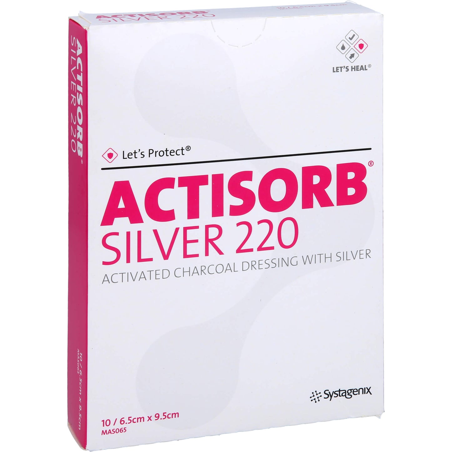 ACTISORB 220 Silver 6.5x9.5 cm sterile compresses
