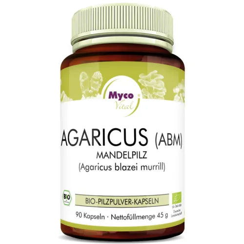 AGARICUS blazei murrill ABM Organic Mushroom Powder Capsules