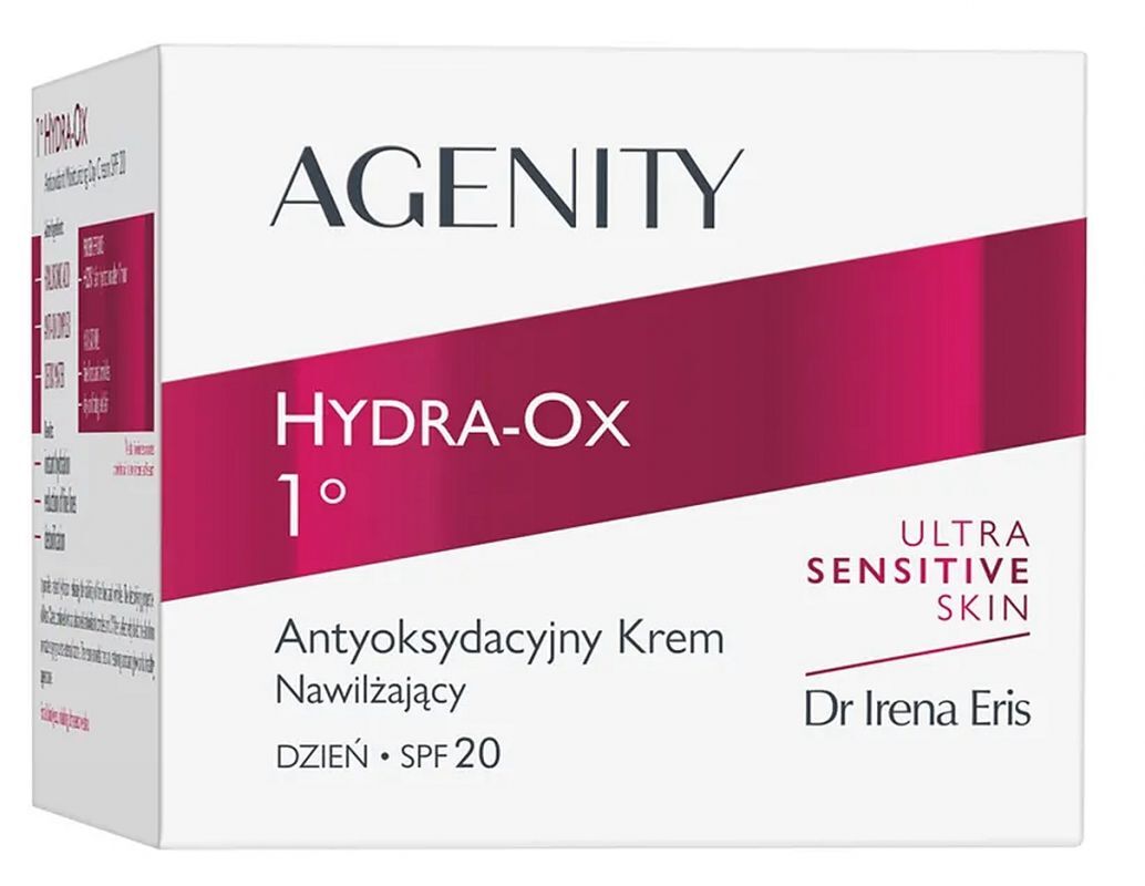 AGENITY HYDRA-OX 1° Antioxidant Moisturizing Cream SPF 20 50 ml