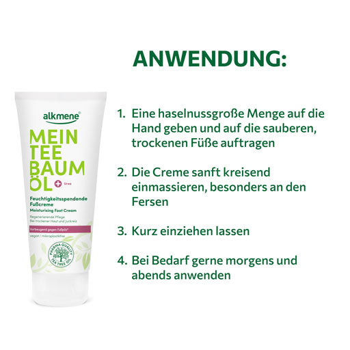 ALKMENE My Tea Tree Oil Foot Cream