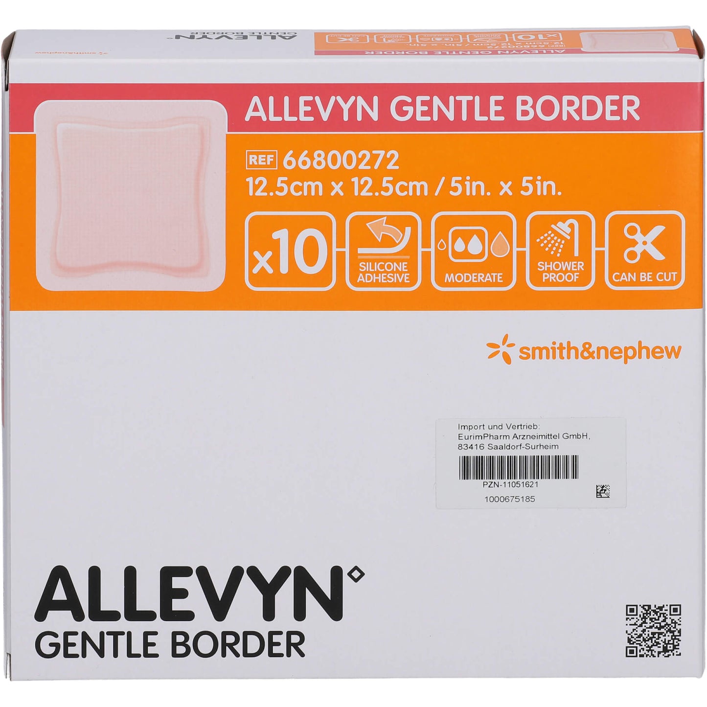 ALLEVYN Gentle Border 12.5x12.5 cm foam connector