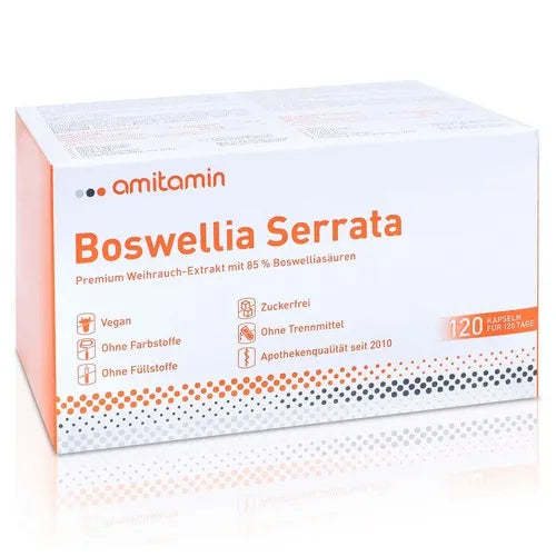 AMITAMIN Boswellia Serrata Frankincense Capsules 120 pcs