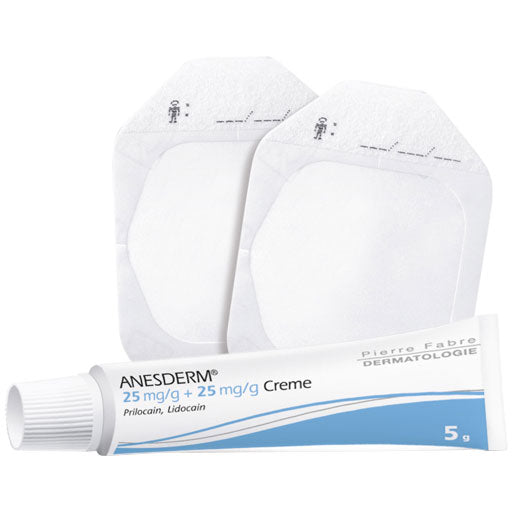 ANESDERM Cream + 2 Patches Germany
