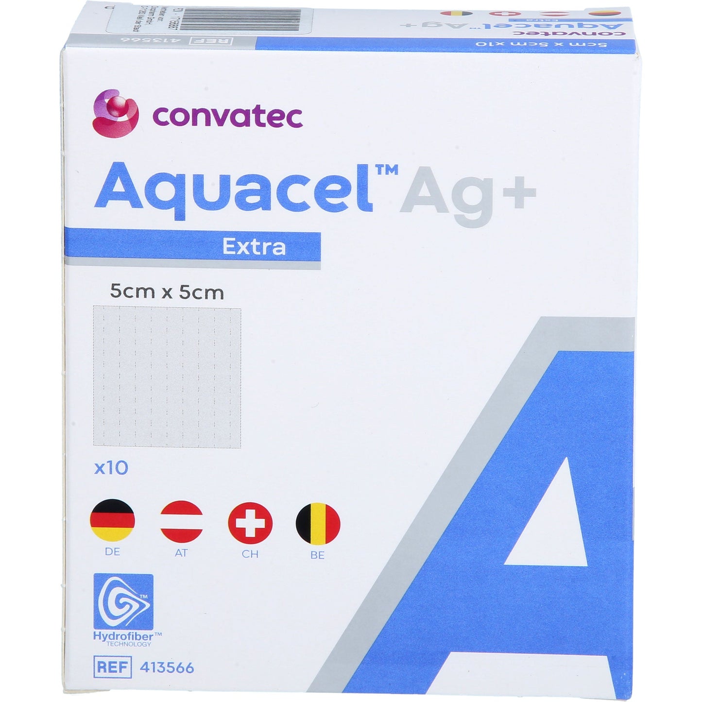 AQUACEL Ag+ Extra 5x5 cm compresses