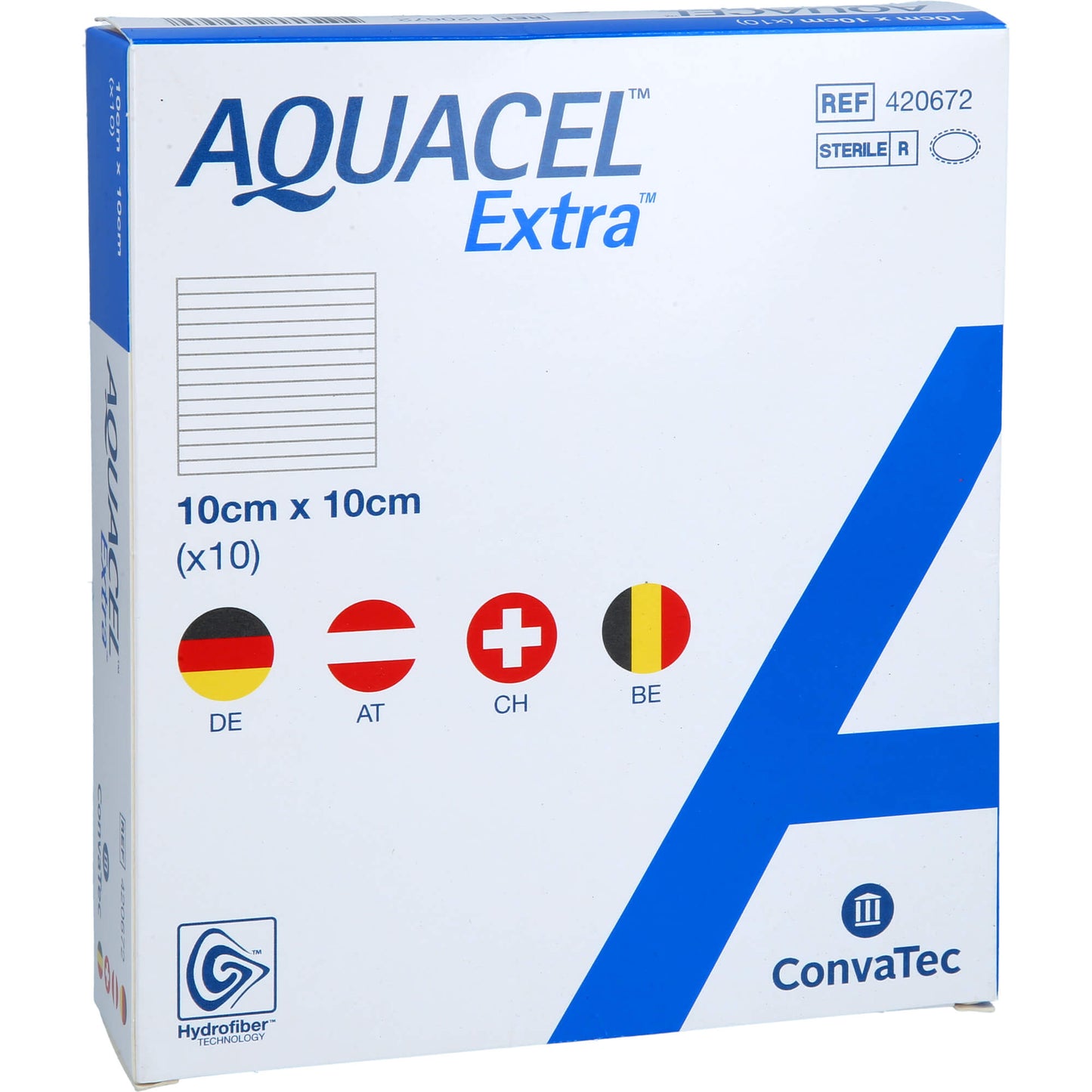 AQUACEL Extra 10x10 cm bandage