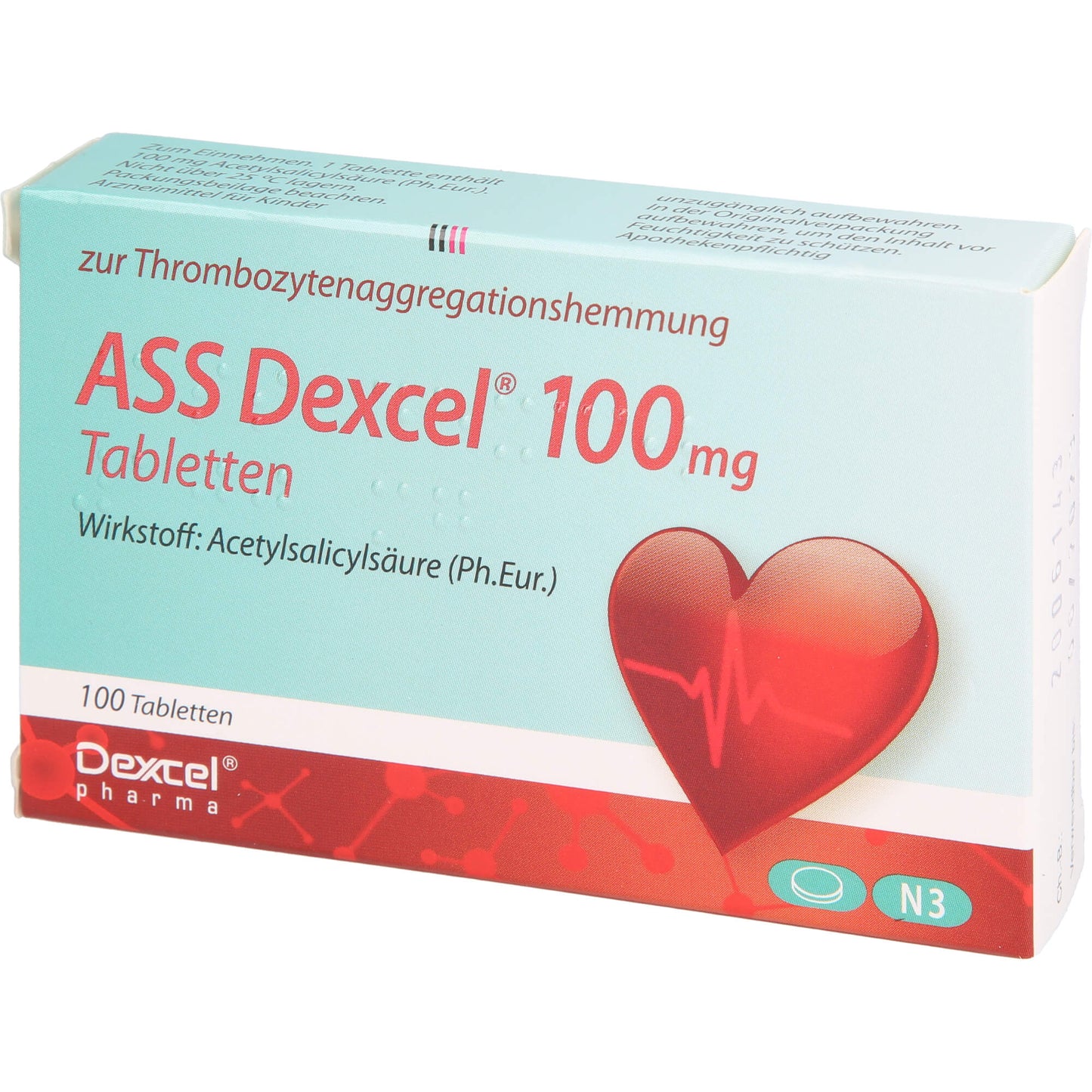ASS Dexcel 100 mg tablets
