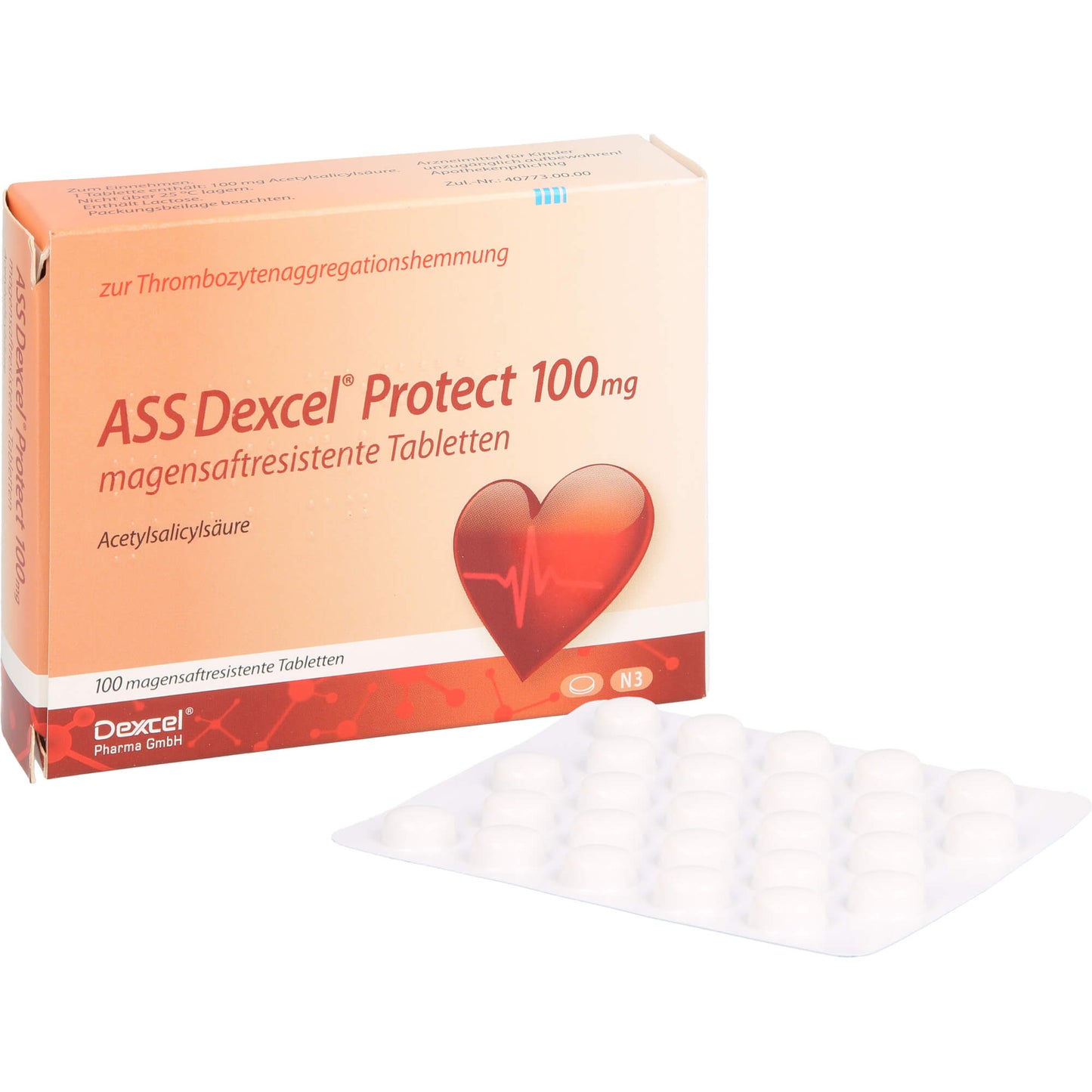 ASS Dexcel Protect 100 mg gastric juice tablets
