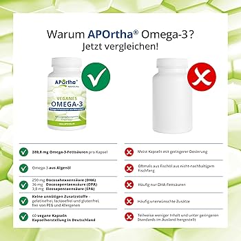 Algal Oil Omega-3 vegan capsules