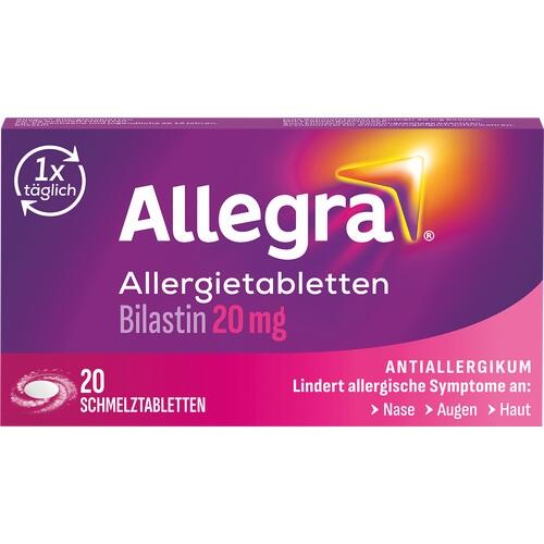 Allergies ALLEGRA Allergy Tablets 20 mg Melt Tablets 20 tablets