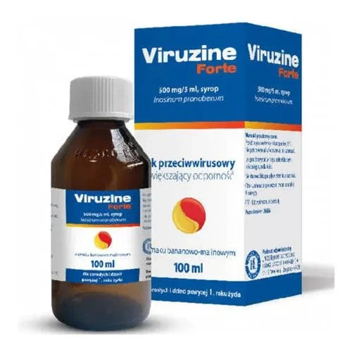 Antiviral drugs, inosine pranobex hpv, Viruzine Forte syrup 100ml UK