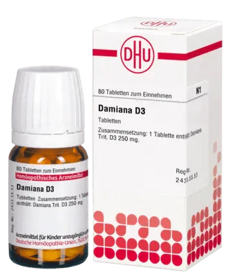 Aphrodisiac, lose weight or improve libido (sex drive), DAMIANA D 3 tablets UK
