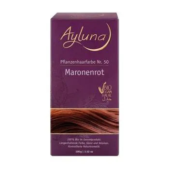 Ayluna - Plant-based hair dye, chestnut red, 100 g