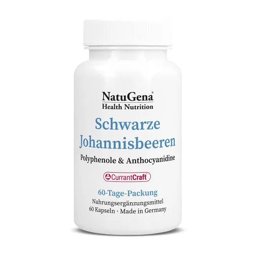 BLACK CURRANT 500 mg+Polyphenols veg.caps 60 pcs