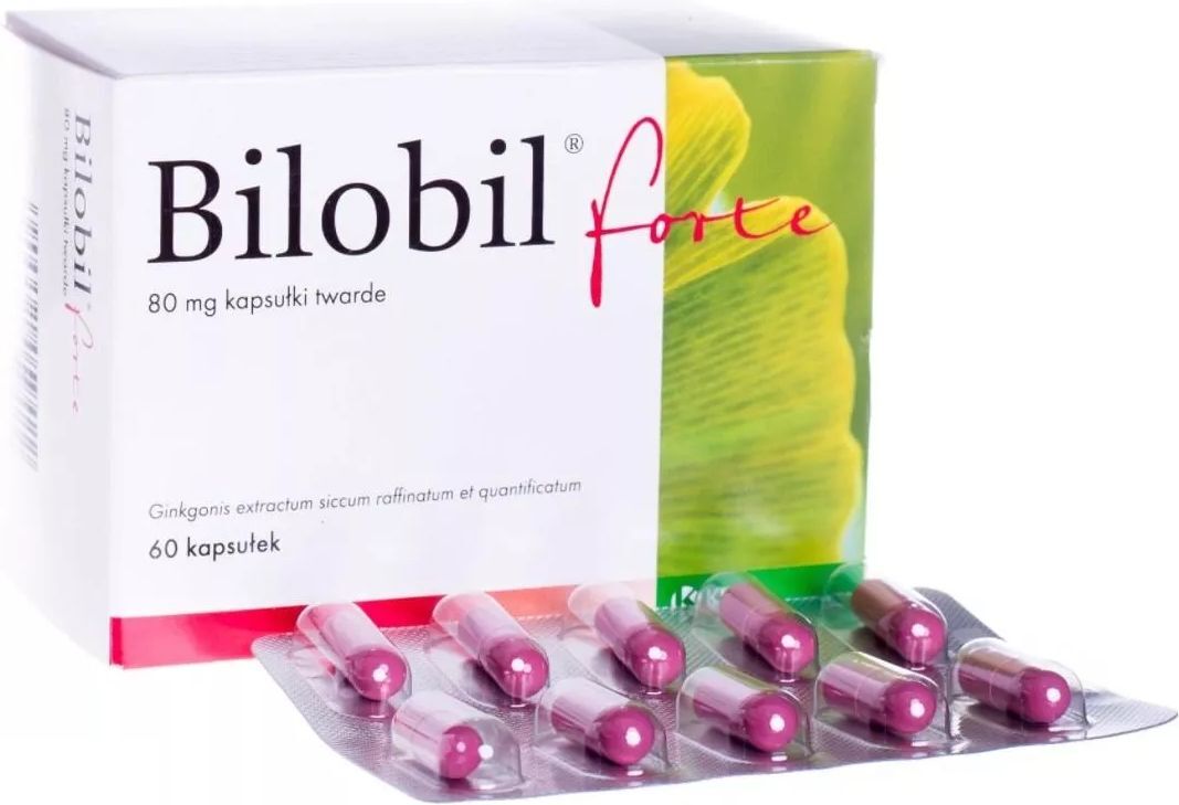 Bilobil Forte 0.08 g 60 capsules