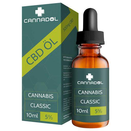 CBD 5% Organic Cannadol Hemp Extract Classic Drops