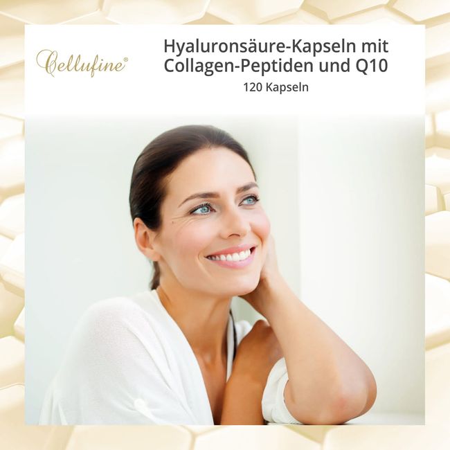 CELLUFINE Hyaluronic Acid 100 mg + Collagen + Q10 Capsules 120 pcs