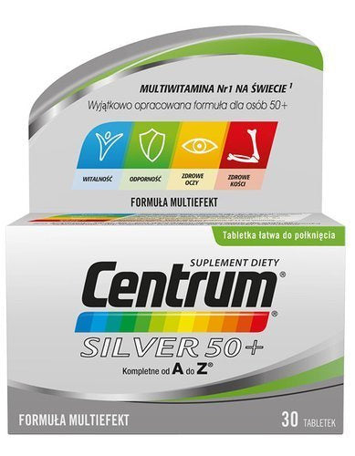 CENTRUM AZ Silver 50+ x 30 tablets