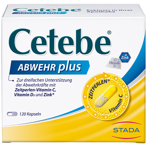 CETEBE DEFENSE plus vitamin C + vitamin D3 + zinc