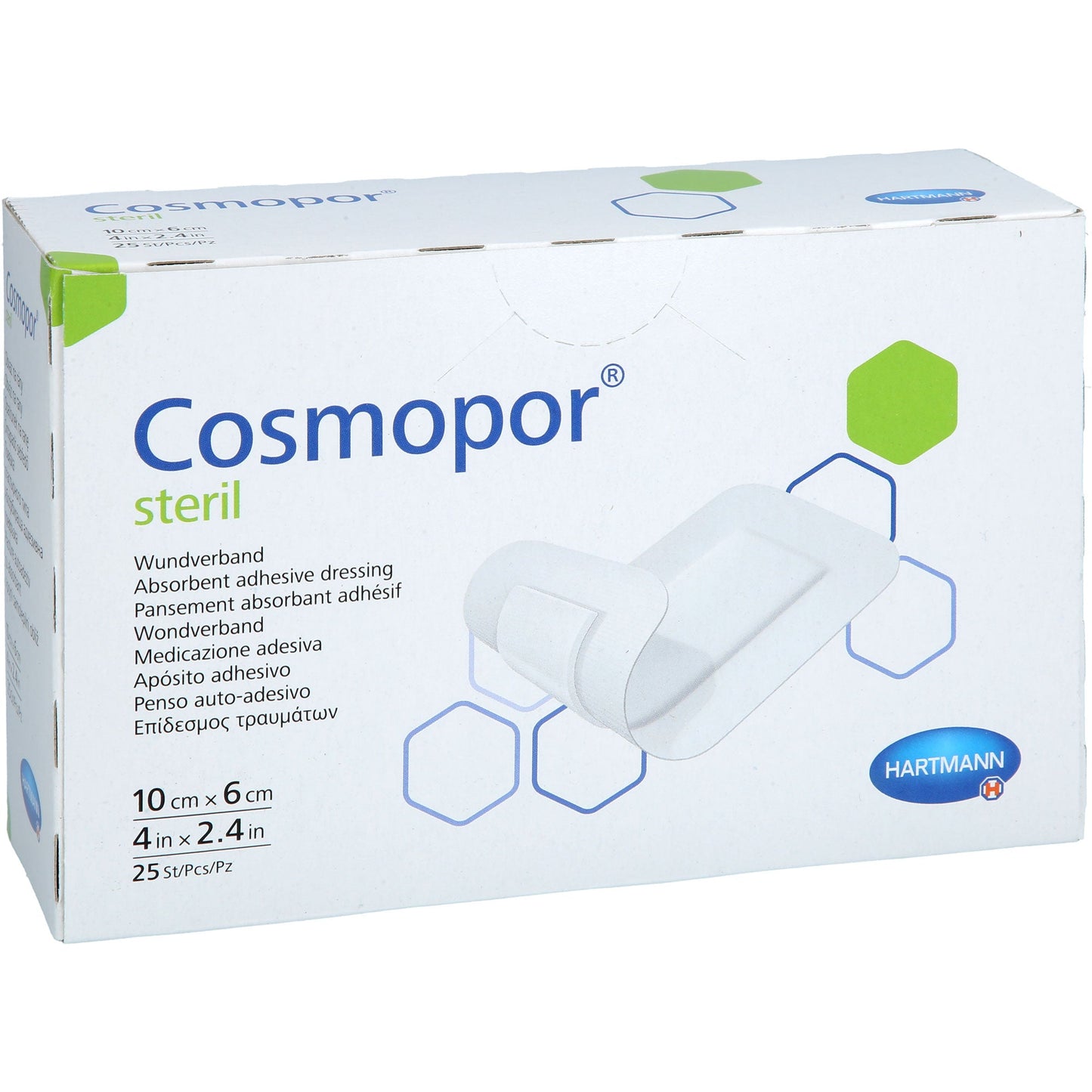 COSMOPOR sterile wound dressing 6x10 cm