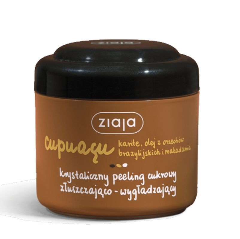 CUPUACU crystalline exfoliating and smoothing sugar scrub