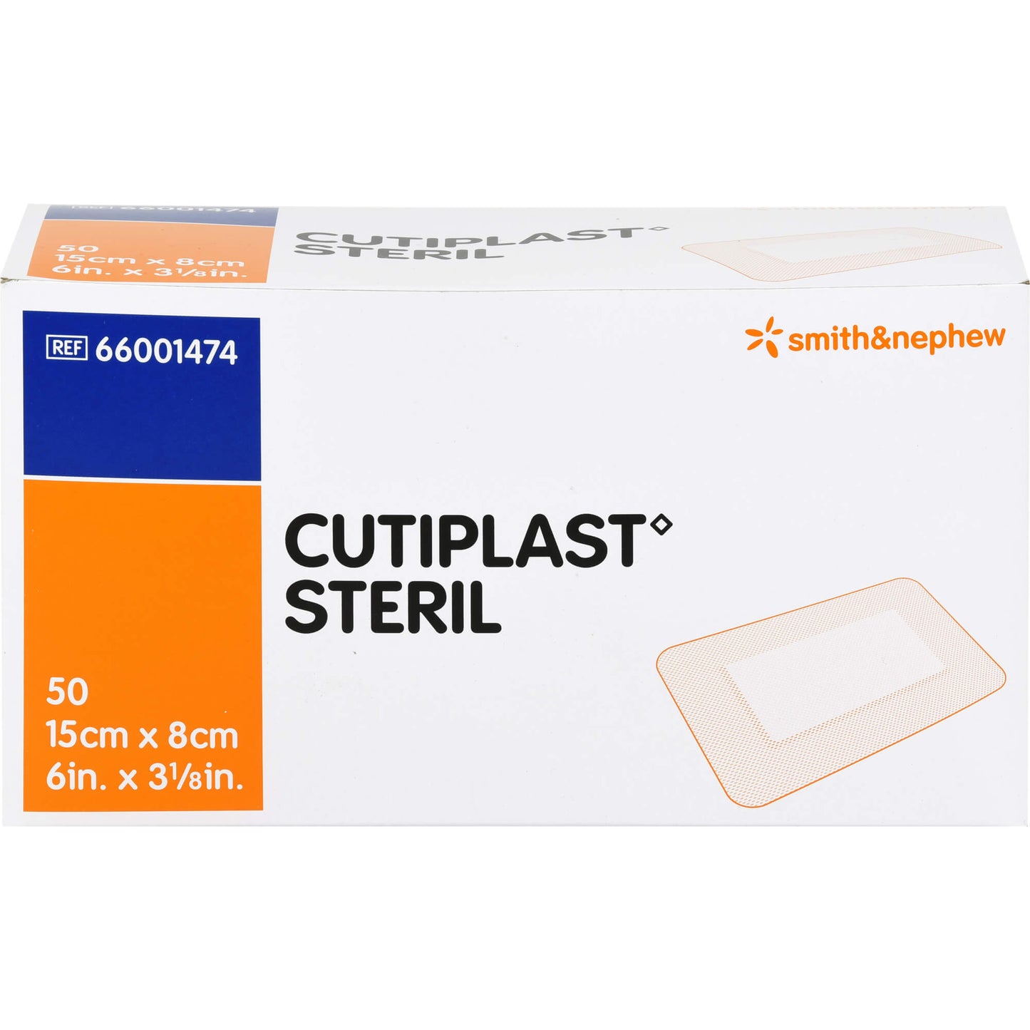 CUTIPLAST sterile wound dressing 8x15 cm
