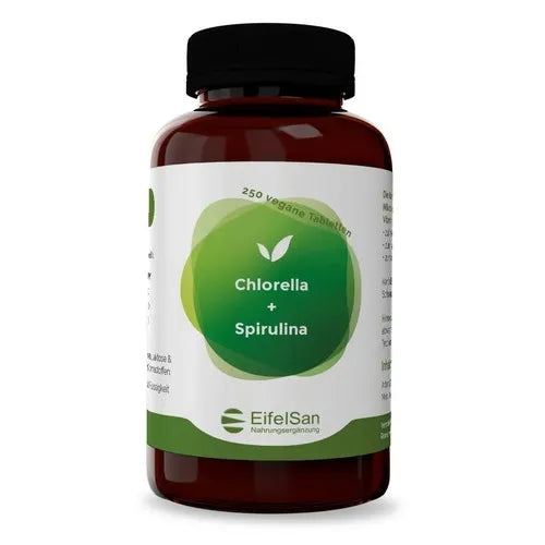 Chlorella + Spirulina Microalgae Complex 250 pcs