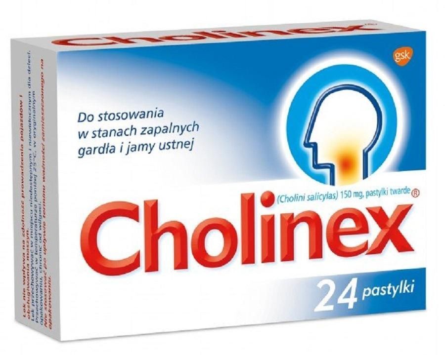Choline salicylate Cholinex 24 lozenges