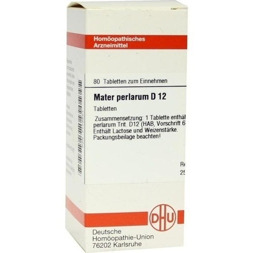 Conchiolin (Conchiolinum) MATER PERLARUM D 12 tablets 80 pcs