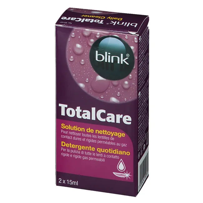 Contact lens cleaning solution, BLINK TotalCare daily cleaner