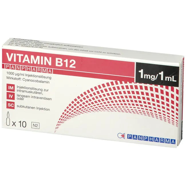 Cyanocobalamin, VITAMIN B12, PANPHARMA 1000 μg injection