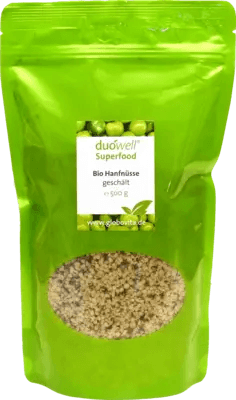 DUOWELL Superfood Organic Hemp Nuts Shelled