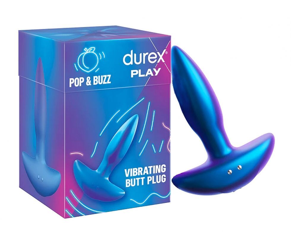 DUREX PLAY POP & BUZZ Vibrating butt plug – ELIVERA UK