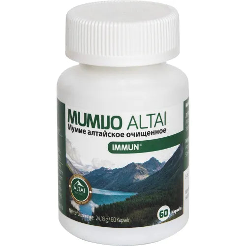 Dozens of minerals and trace elements, MUMIJO ALTAI capsules