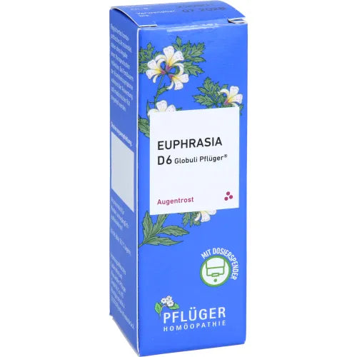 EUPHRASIA D 6 Globules Pflüger Dosage Dispenser 10 g
