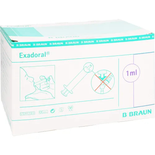 EXADORAL B. Braun oral syringe 1 ml 100 units
