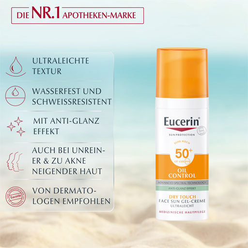 Eucerin Oil Control Face Sun Gel-Cream SPF 50+