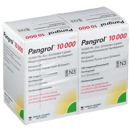 Exocrine pancreatic insufficiency, PANGROL 10,000 UK