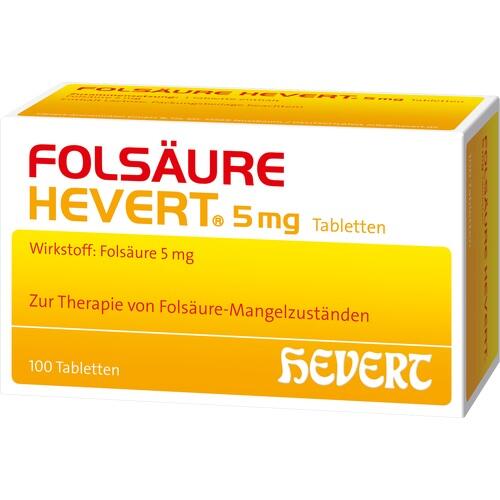 FOLIC ACID HEVERT 5 mg tablets 100 pcs