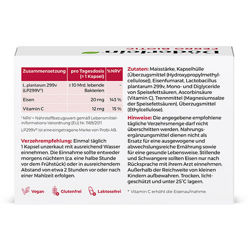 Ferro Biotic Iron+Lactic Acid Bacteria Capsules