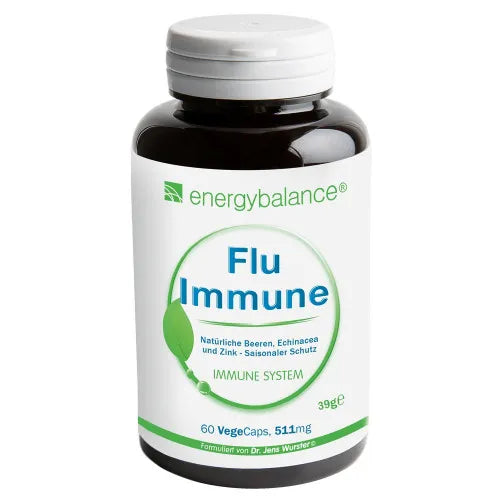 Flu-Immune with Elderberry, Echinacea purpurea, Vitamin C and Zinc