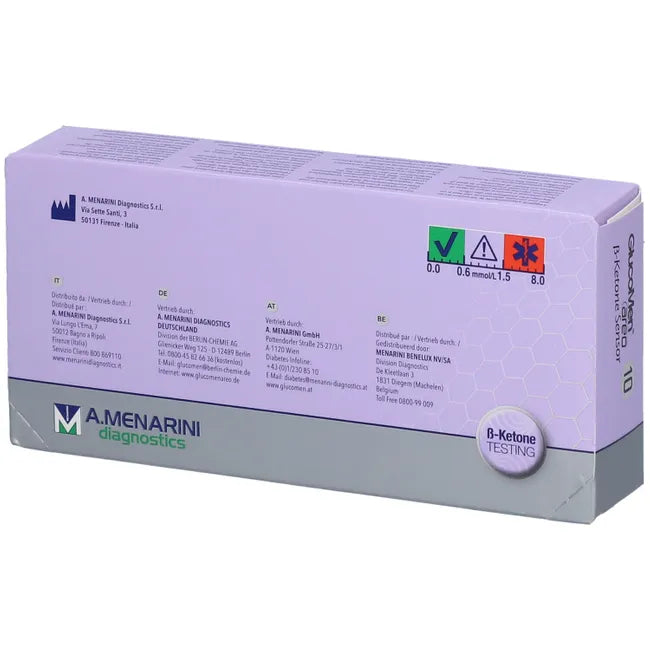 GLUCOMEN areo 2K ß-Ketone Sensor Test Strips