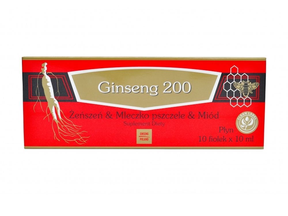 Ginseng 200 Ginseng & Royal Jelly & Honey 10 vials
