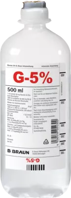 Glucose monohydrate 5% B.Braun Ecobag
