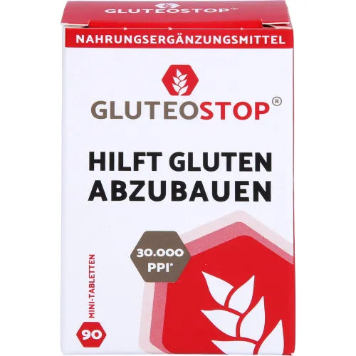 Gluten free diet, GLUTEOSTOP tablets