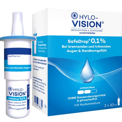 HYLO-VISION SafeDrop 0.1% eye drops UK