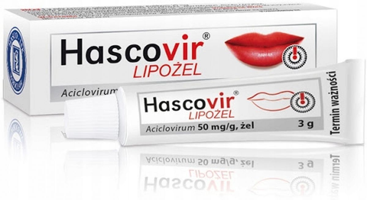 Hascovir Lipogel gel 50 mg-g gel 3 g