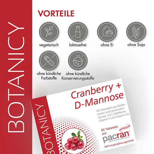 How to treat cystitis, CRANBERRY+D-MANNOSE, urinary tract and bladder UK