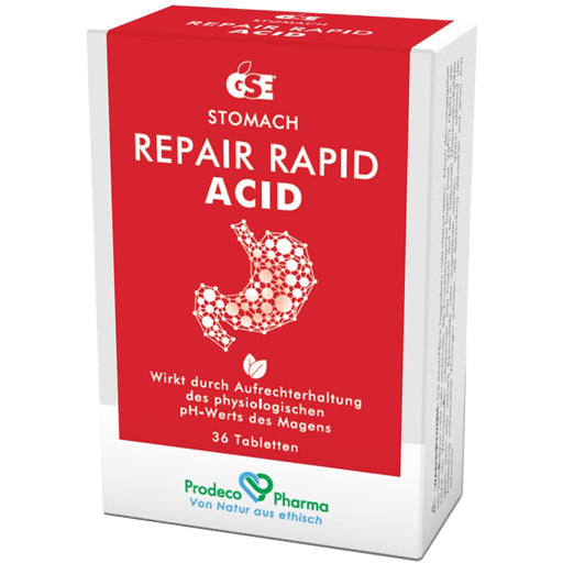Hyperacidity, heartburn and reflux, GSE Repair Rapid Acid tablets