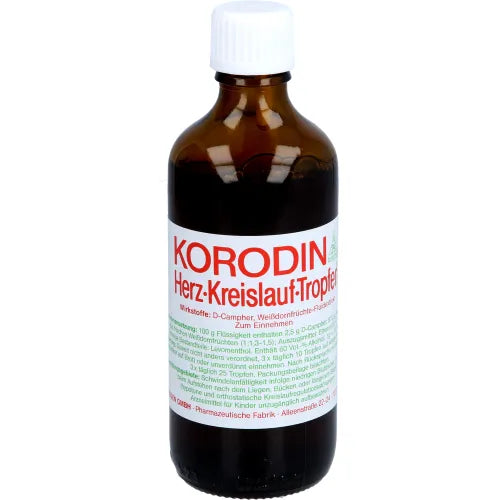KORODIN cardiovascular drops 100 ml circulatory system disorder